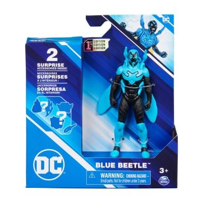 S00029946_004w 778988299463 Figurina cu 2 accesorii surpriza, DC Universe, Blue Beetle, 10 cm, 20144128