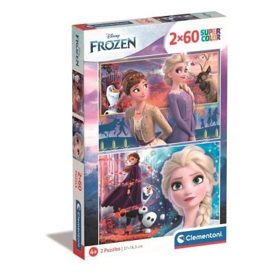 S00021609_001w 8005125216093 Puzzle Clementoni Disney Frozen, 2 x 60 piese