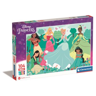 Puzzle Clementoni Maxi, Disney Princess, 104 piese
