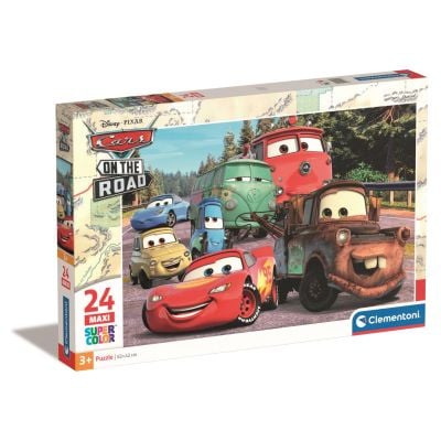N01024239_001w 8005125242399 Puzzle Clementoni Maxi, Disney Cars, 24 piese
