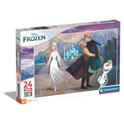 N01024242_001w 8005125242429 Puzzle Clementoni Maxi, Disney Frozen, 24 piese