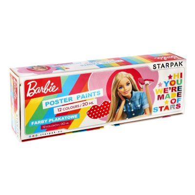 280996_001w Acuarele Starpak, Barbie, 12 culori