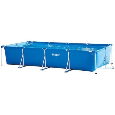 28274NP_001w 6941057420622 Piscina copii Intex Rectangular Frame, 450 x 220 x 84 cm