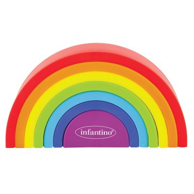 N00315280_001w 773554152807 Jucarie bebelusi cu forme de contruit, B Kids, Curcubeu