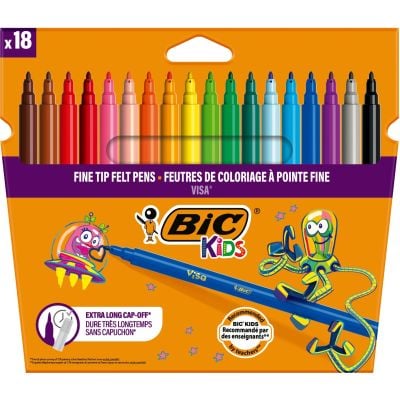 888681_001w 3270220002765 Set carioci lavabile Visa Bic, P18