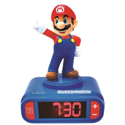 RL800NI_001w 3380743077307 Ceas desteptator digital cu lumina de noapte, Lexibook, Super Mario
