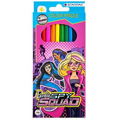 349906_001w Creioane colorate Starpak, Barbie, 12 buc