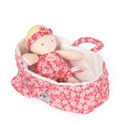 N00006008_001 3700335260083 Bebelus din plus in cosulet matlasat, Jolijou, Marilou, 20 cm, Roz