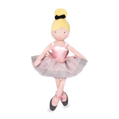 N00006037_001 3700335260373 Papusa balerina din material textil, Jolijou, Margo, 35 cm, Roz