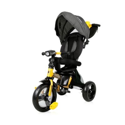 N01099553_001 3800151995531 Tricicleta multifunctionala, 4 in 1, cu scaun rotativ, Lorelli Enduro, Yellow Black