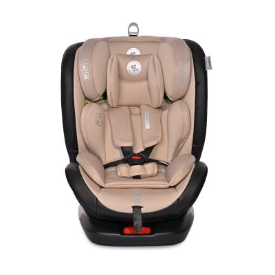 Scaun auto, Lorelli Ares, Isofix, i-Size, rotativ 360 grade, 40-150 cm, 0 luni-12 ani, Beige
