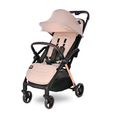 N02001297_001 3800166112978 Carucior pentru nou-nascut autofold, Lorelli Loret, ultra-light, pana la 22 kg, Beige