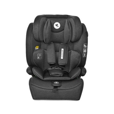 Scaun auto, Lorelli Adventure, i-Size, 15 luni-12 ani, 76-150 cm, Black Jasper