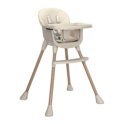 Scaun inalt de masa, Lorelli Vanilla, 3 in 1, de la 6 luni pana la 6 ani (26 kg), Beige