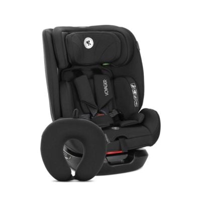 Scaun auto, Lorelli Voyager, I-Size, inclusa pernuta de calatorie, 0 luni-12 ani, 40-150 cm, Black