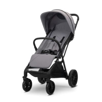 Carucior pentru copii, Lorelli Nuvella, pliere cu o mana, spatar reglabil, pana la 22 kg, Grey