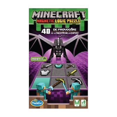 N01006482_001w 4005556764822 Joc de logica magnetic, Think Fun, Minecraft, Lb. romana