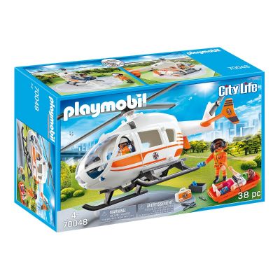 4008789700483 PM70048_001w Set Playmobil City Life Rescue - Elicopter de salvare