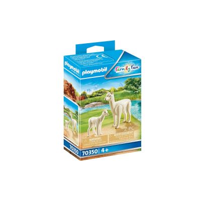 4008789703507 PM70350_001w Set Playmobil Family Fun Large Zoo - Alpaca cu pui