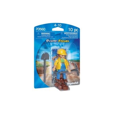 Figurina Playmobil - Muncitor in constructii