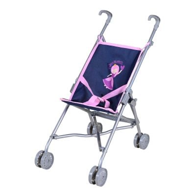Carucior sport pentru papusi, Knorr Toys Sim, 42 x 27 x 55 cm, Princess Blue