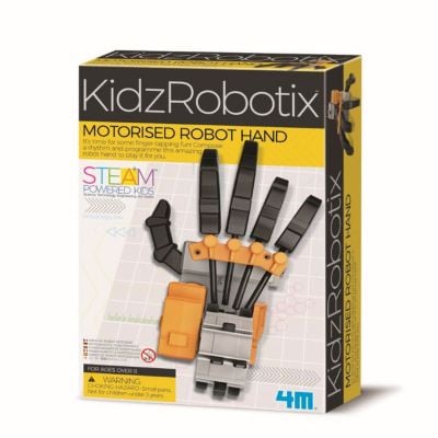 4M-03407_001 4893156034076 Kit constructie robot, 4M, Motorised Robot Hand Kidz Robotix