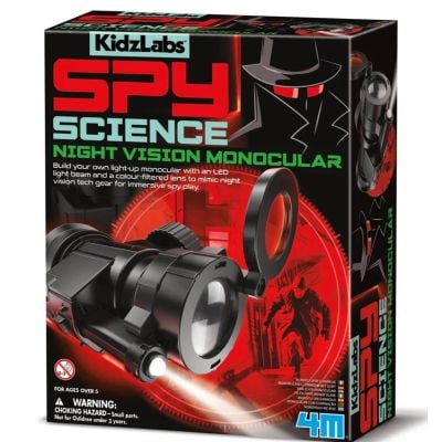 N00003462_001 4893156034625 Set educativ, Kit Stem, 4M, Monocular cu vedere nocturna, Kidzlabs