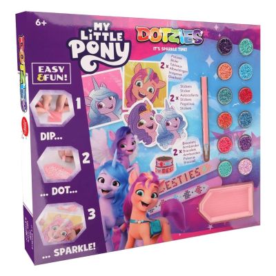 N00002846_001 4895225928460 Set creativ 6 In 1, Diamond Dotz, My Little Pony, Pictura cu diamante