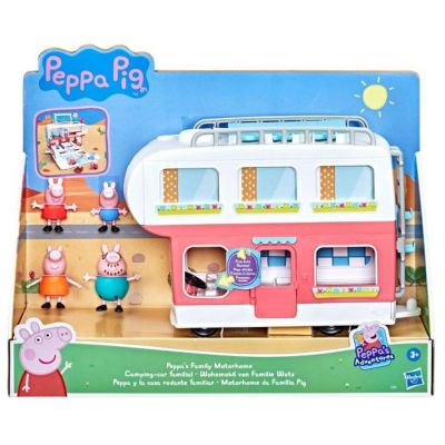 F2182_001w 5010993837472 Set cu 4 figurine Peppa Pig, Autorulota familiei Pig