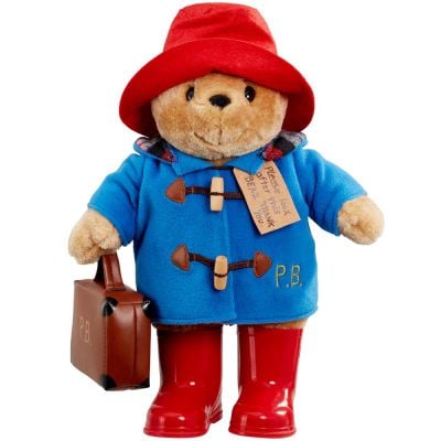 N00001490_001 5014475014900 Jucarie de plus, Rainbow Designs, Ursuletul Paddington cu valiza si cizme, 30 cm