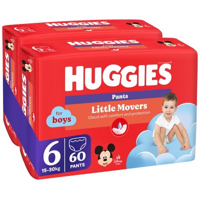 Scutece chilotel Huggies Pants Jumbo, Nr 6, Boy, 15-30 kg, 60 buc