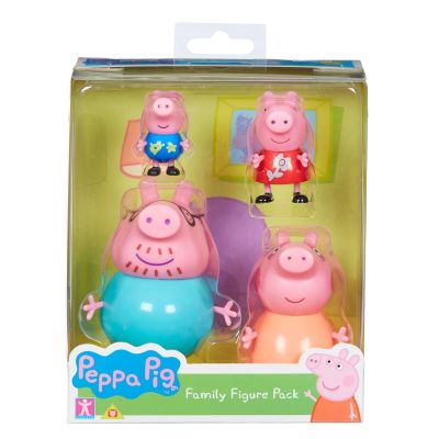 PEP06666_001w 5029736066666 Set 4 figurine, Peppa Pig