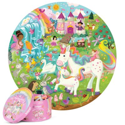 N00004651_001 5060459746510 Puzzle rotund, Boppi, 150 piese, Unicorn