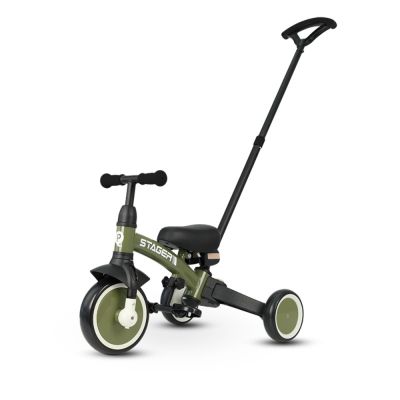 Tricicleta evolutiva pliabila, Qplay Stager, Verde
