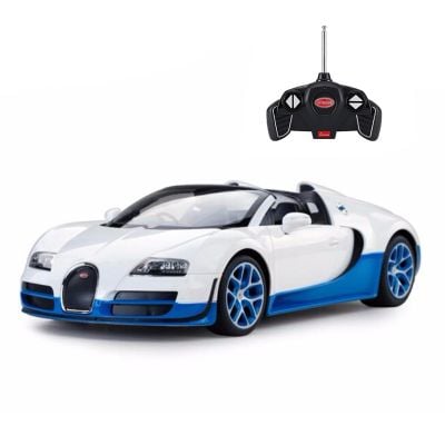 53900_2018_009 5949033908615 Masina cu telecomanda Rastar Bugatti Veyron Grand Sport Vitesse, 1:18, Alb