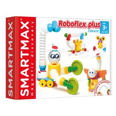 Joc magnetic, Smart Max, Roboti flexibili, 20 piese