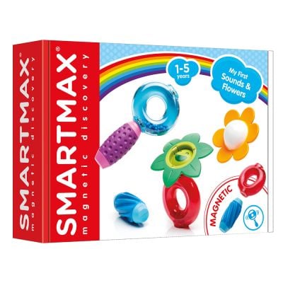 Joc magnetic, Smart Max, Primele mele sunete si flori, 6 piese