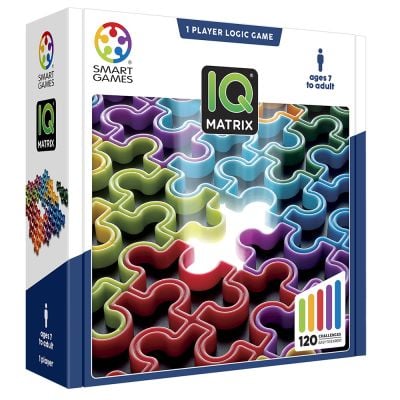 Joc de logica cu 120 de provocari, Smart Games, IQ Matrix