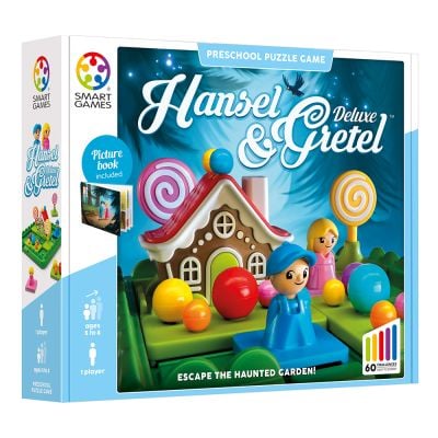 19%Exclusiv onlineJoc de logica cu 60 de provocari, Smart Games, Hansel si Gretel, Editie internationala