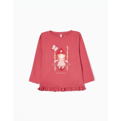 31048510013 5607389236669 Bluza cu maneca lunga, Zippy, Forest, Rosu
