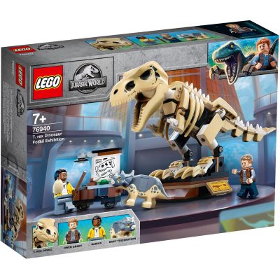 5702017079738 LEGO Jurassic World - Expozitia Fosilei Dinozaurului T. Rex (76940)