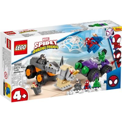 LG10782_001w 5702017150659 LEGO® Spidey - Confruntarea Dintre Hulk si Masina Rinocer (10782)