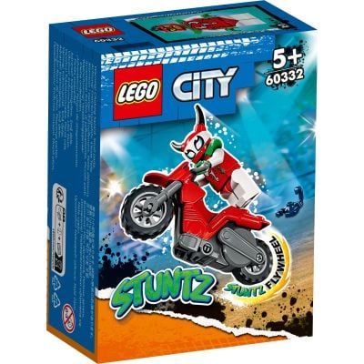 LG60332_001w 5702017161945 LEGO® City Stuntz - Motocicleta de cascadorii Scorpion Salbatic (60332)