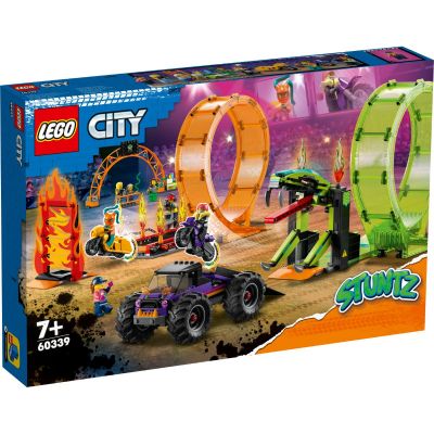LG60339_001w 5702017162089 Lego® City Stuntz - Arena de cascadorii cu doua bucle (60339)