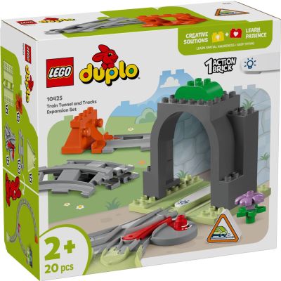 N00010425_001w 5702017583808 LEGO® DUPLO® - Set de extindere Tunel si sine de cale ferata (10425)
