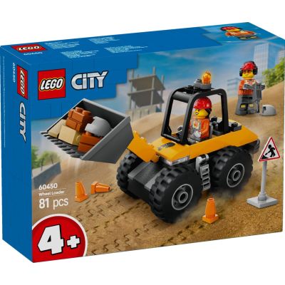 N00060450_001w 5702017784687 LEGO® City - Incarcator pe roti galben pentru constructii (60450)