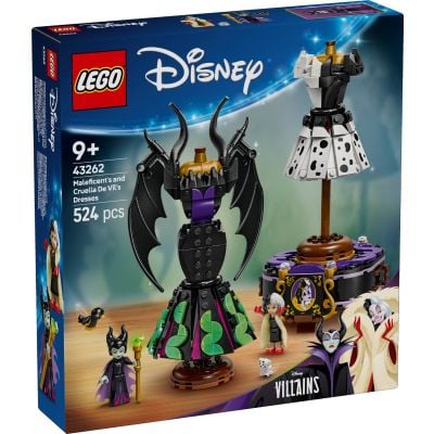 N01043262_001w 5702017814513 LEGO® Disney Classics - Rochiile lui Maleficent si Cruella De Vil (43262)