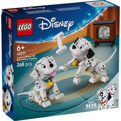 LEGO® Disney Classics - Catelusii Lucky si Penny din 101 Dalmatieni (43271)