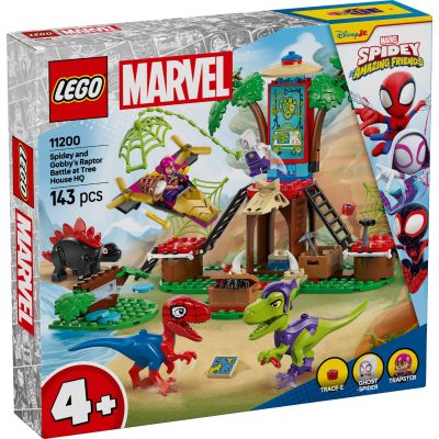 N00011200_001w 5702017814810 LEGO® Spidey - Infruntarea dintre dinozaurii Spidey si Gobby la casa-sediu din copac (11200)