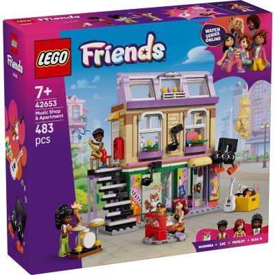 LEGO® Friends - Magazin de muzica si apartament (42653)